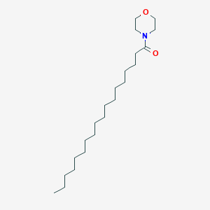 molecular formula C22H43NO2 B3053316 Morpholine, 4-(1-oxooctadecyl)- CAS No. 5299-54-7