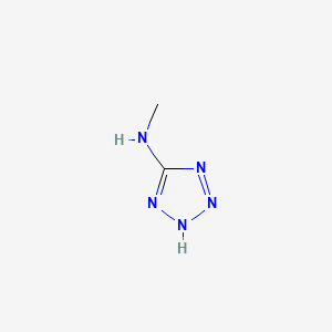molecular formula C2H5N5 B3053321 5-Methylamino-1H-tetrazole CAS No. 53010-03-0