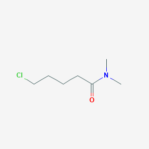 molecular formula C7H14ClNO B3053327 5-chloro-N,N-dimethylpentanamide CAS No. 53101-21-6