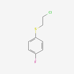 1-[(2-Chloroethyl)thio]-4-fluorobenzene
