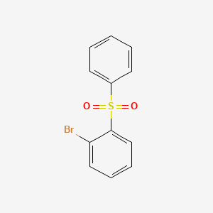 molecular formula C12H9BrO2S B3053339 1-(Benzenesulfonyl)-2-bromobenzene CAS No. 5324-79-8