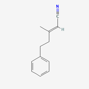 3-Methyl-5-phenylpent-2-enenitrile
