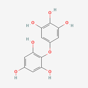 2-(3,4,5-Trihydroxyphenoxy)benzene-1,3,5-triol