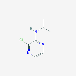 molecular formula C7H10ClN3 B3053345 3-Chloro-N-(propan-2-yl)pyrazin-2-amine CAS No. 53265-32-0