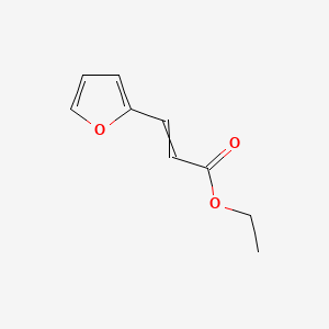 molecular formula C9H10O3 B3053349 Ethyl 3-(2-furyl)acrylate CAS No. 53282-12-5