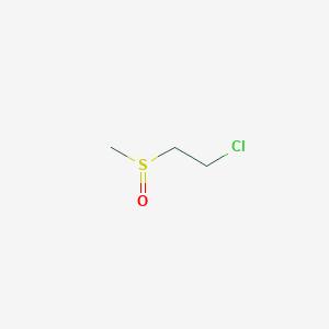 molecular formula C3H7ClOS B3053354 1-chloro-2-methanesulfinylethane CAS No. 5331-57-7