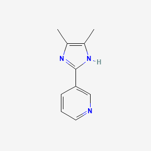 Pyridine, 3-(4,5-dimethyl-1H-imidazol-2-yl)-