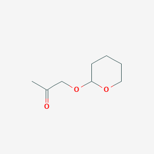 molecular formula C8H14O3 B3053360 1-(oxan-2-yloxy)propan-2-one CAS No. 53343-13-8
