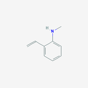 molecular formula C9H11N B3053372 N-Methyl-2-vinylaniline CAS No. 5339-28-6