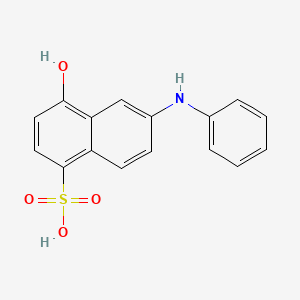 4-Hydroxy-6-(phenylamino)naphthalene-1-sulfonic acid