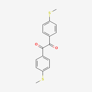 molecular formula C16H14O2S2 B3053393 4,4''-Bis-(methylthio)-benzil CAS No. 53458-17-6