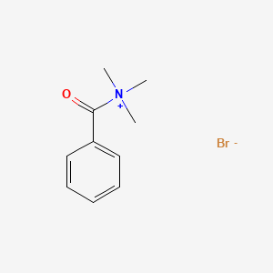 molecular formula C10H14NO+ B3053399 benzoyl(trimethyl)azanium;bromide CAS No. 5350-42-5