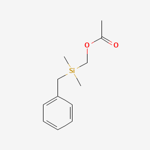 [Benzyl(dimethyl)silyl]methyl acetate