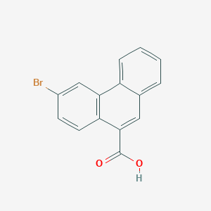 molecular formula C15H9BrO2 B3053413 6-Bromophenanthrene-9-carboxylic acid CAS No. 53581-38-7