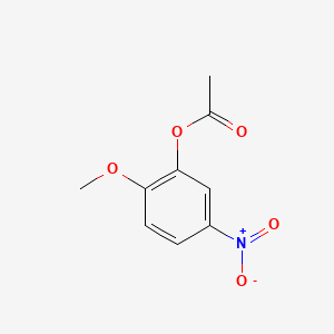 molecular formula C9H9NO5 B3053417 2-methoxy-5-nitrophenyl acetate CAS No. 53606-41-0