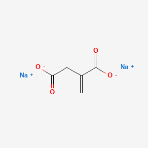 molecular formula C5H4Na2O4 B3053419 Sodium itaconate CAS No. 5363-69-9