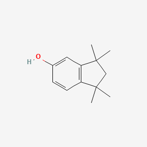 molecular formula C13H18O B3053430 1,1,3,3-Tetramethylindan-5-ol CAS No. 53718-26-6