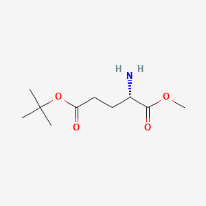 molecular formula C10H19NO4 B3053440 (s)-5-Tert-butyl 1-methyl 2-aminopentanedioate CAS No. 53838-27-0