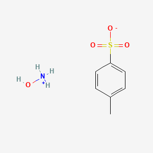 molecular formula C7H11NO4S B3053454 Hydroxylammonium 4-methylbenzenesulphonate CAS No. 53933-48-5