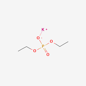 molecular formula C4H11KO4P B3053462 Potassium diethyl phosphate CAS No. 53971-30-5