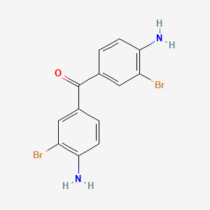molecular formula C13H10Br2N2O B3053467 Bis(4-amino-3-bromophenyl)methanone CAS No. 5398-61-8