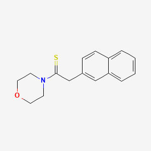 molecular formula C16H17NOS B3053471 4-(2-Naphthylthioacetyl)morpholine CAS No. 5399-06-4