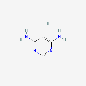 molecular formula C4H6N4O B3053482 4,6-Diaminopyrimidin-5-ol CAS No. 54016-37-4