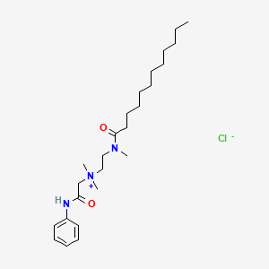 molecular formula C25H44ClN3O2 B3053490 Dofamium Chloride CAS No. 54063-35-3