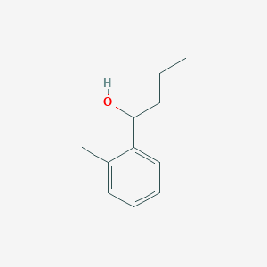molecular formula C11H16O B3053491 1-(2-Methylphenyl)butan-1-ol CAS No. 5407-62-5