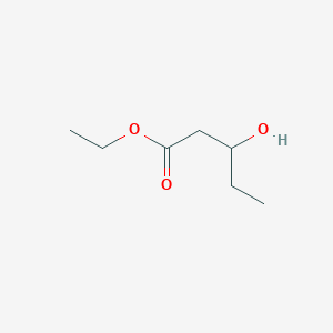molecular formula C7H14O3 B3053493 Ethyl 3-hydroxypentanoate CAS No. 54074-85-0