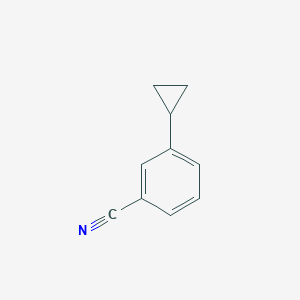 molecular formula C10H9N B3053499 3-Cyclopropylbenzonitrile CAS No. 54134-94-0