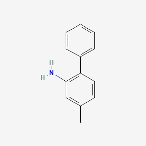 molecular formula C13H13N B3053503 5-Methyl-2-phenylaniline CAS No. 54147-94-3