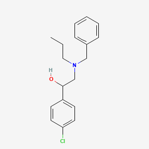 2-[Benzyl(propyl)amino]-1-(4-chlorophenyl)ethanol