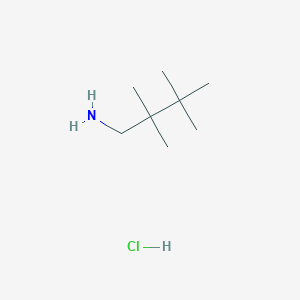 2,2,3,3-Tetramethylbutan-1-amine hydrochloride