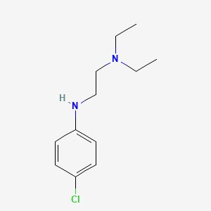 molecular formula C12H19ClN2 B3053525 4-Chloro-N-[2-(diethylamino)ethyl]aniline CAS No. 5427-35-0