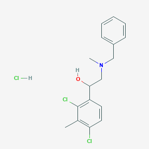 2-[Benzyl(methyl)amino]-1-(2,4-dichloro-3-methylphenyl)ethanol hydrochloride