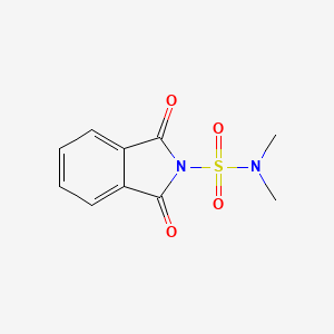 molecular formula C10H10N2O4S B3053530 N,N-Dimethyl-1,3-dioxo-1,3-dihydro-2H-isoindole-2-sulfonamide CAS No. 5430-46-6