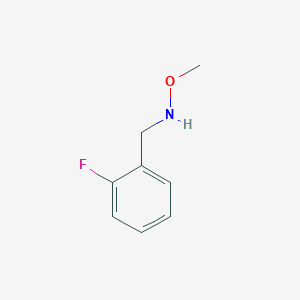 molecular formula C8H10FNO B3053540 N-(2-Fluorobenzyl)-O-methylhydroxylamine CAS No. 543730-76-3