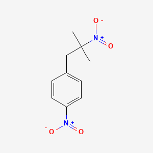 molecular formula C10H12N2O4 B3053549 1-(2-Methyl-2-nitropropyl)-4-nitrobenzene CAS No. 5440-67-5