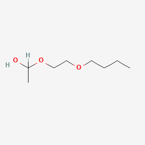 molecular formula C8H18O3 B3053561 1-(2-Butoxyethoxy)ethanol CAS No. 54446-78-5