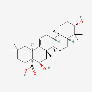 molecular formula C30H48O4 B3053566 Cochalic acid CAS No. 545-88-0