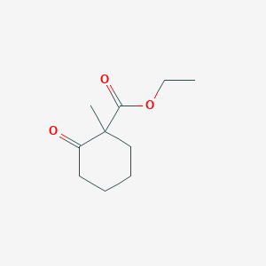 molecular formula C10H16O3 B3053573 Ethyl 1-methyl-2-oxocyclohexanecarboxylate CAS No. 5453-94-1