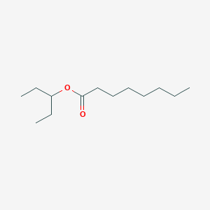 molecular formula C13H26O2 B3053582 1-Ethylpropyl octanoate CAS No. 5457-67-0
