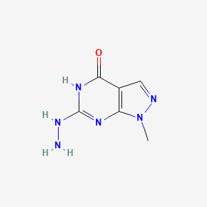 6-hydrazinyl-1-methyl-1H,4H,5H-pyrazolo[3,4-d]pyrimidin-4-one