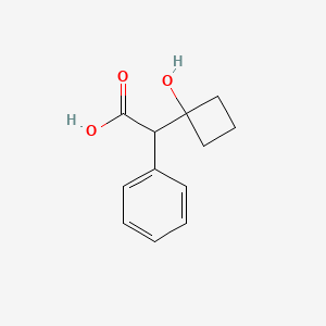 (1-Hydroxycyclobutyl)(phenyl)acetic acid