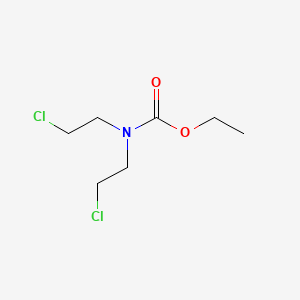 molecular formula C7H13Cl2NO2 B3053599 Ethyl N,N-bis(2-chloroethyl)carbamate CAS No. 5467-15-2