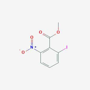 molecular formula C8H6INO4 B3053612 Methyl 2-iodo-6-nitrobenzoate CAS No. 5471-78-3