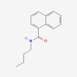 molecular formula C15H17NO B3053616 N-butylnaphthalene-1-carboxamide CAS No. 54751-78-9