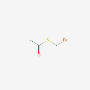 molecular formula C3H5BrOS B3053626 Ethanethioic acid, S-(bromomethyl) ester CAS No. 54820-26-7