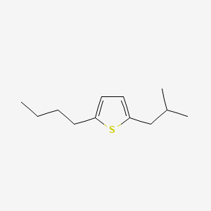 molecular formula C12H20S B3053629 2-Butyl-5-isobutylthiophene CAS No. 54845-35-1